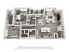 The Lakes at Eagle 2x2 C Floor Plan The Lakes at Eagle 2x2 C Floor Plan